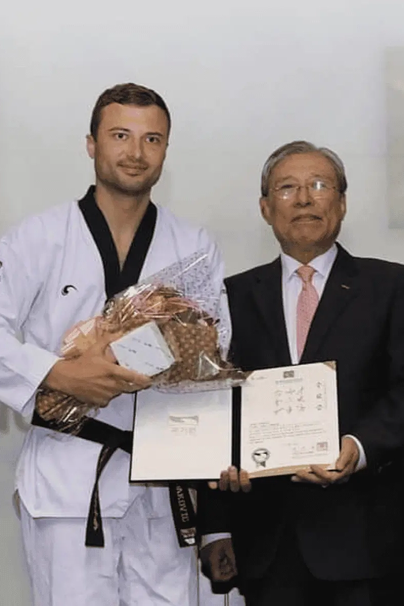 Petar Vidaković Kukkiwon tekvondo trener crni pojas